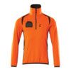 ACCELERATE SAFE FLEECE JUMPER WITH HALF ZIP HI-VIS ORANGE/DARK ANTHRACITE (S) thumbnail-0