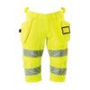 ACCELERATE SAFE SHORTS, LONG, WITH HOLSTERPOCKETS HI-VIS YELLOW (W42.5) thumbnail-0