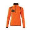 ACCELERATE SAFE FLEECE JUMPER WITH HALF ZIP HI-VIS ORANGE/DARK ANTHRACITE (XS) thumbnail-0