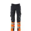 ACCELERATE SAFE TROUSERS WITH THIGH POCKETS DARKNAVY/HI-VIS ORANGE (L30W42.5) thumbnail-0