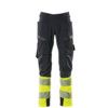 ACCELERATE SAFE TROUSERS WITH THIGH POCKETS DARKNAVY/HI-VIS YELLOW (L30W30.5) thumbnail-0