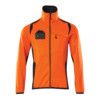 ACCELERATE SAFE FLEECE JUMPER WITH ZIPPER HI-VISORANGE/DARK NAVY (S) thumbnail-0