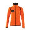 ACCELERATE SAFE FLEECE JUMPER WITH ZIPPER HI-VISORANGE/DARK NAVY (XS) thumbnail-0