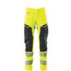 ACCELERATE SAFE TROUSERS WITH KNEEPAD POCKETS HI-VIS YELLOW/DARK NAVY (L30W30.5) thumbnail-0