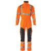 ACCELERATE SAFE BOILERSUIT WITH KNEEPAD POCKETSHI-VIS ORANGE/DARK NAVY (S) thumbnail-0