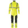 ACCELERATE SAFE BOILERSUIT WITH KNEEPAD POCKETSHI-VIS YELLOW/DARK NAVY (S) thumbnail-0