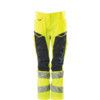 ACCELERATE SAFE TROUSERS WITH KNEEPAD POCKETS HI-VIS YELLOW/DARK NAVY (L30W38.5) thumbnail-0