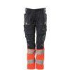 ACCELERATE SAFE TROUSERS WITH KNEEPAD POCKETSDARK NAVY/HI-VIS RED (L32W45.5) thumbnail-0