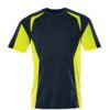 ACCELERATE SAFE T-SHIRT DARK NAVY/HI-VIS YELLOW(S) thumbnail-0