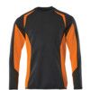 ACCELERATE SAFE SWEATSHIRT DARK NAVY/HI-VISORANGE (XS) thumbnail-0