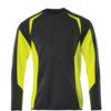 ACCELERATE SAFE SWEATSHIRT BLACK/HI-VIS YELLOW(XS) thumbnail-0