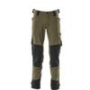 TROUSERS WITH KNEEPAD POCKETS MOSS GREEN (L30W27) thumbnail-0