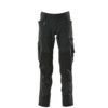 TROUSERS WITH KNEEPAD POCKETS BLACK (L30W42.5) thumbnail-0