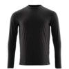 T-SHIRT, LONG-SLEEVED DEEP BLACK (2XL(1 PCS.)) thumbnail-0