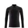 POLO SHIRT, LONG-SLEEVED DEEP BLACK (2XL(1 PCS.)) thumbnail-0