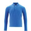 POLO SHIRT, LONG-SLEEVED AZURE BLUE (2XL(1 PCS.)) thumbnail-0