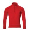 NANTES SWEATSHIRT WITH HALF ZIP TRAFFIC RED (XS) thumbnail-0