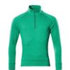 NANTES SWEATSHIRT WITH HALF ZIP GRASS GREEN (XS) thumbnail-0