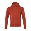 GIMONT HOODIE WITH ZIPPER RED (XS) thumbnail-0