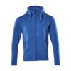 GIMONT HOODIE WITH ZIPPER AZURE BLUE (XS) thumbnail-0