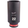 3/8"SQ DRIVE; SHOCKWAVE IMPACT SOCKET 22mm DEEP-II thumbnail-0