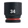 3/4"SQ DRIVE; SHOCKWAVE IMPACT SOCKET 34mm STD-II thumbnail-0