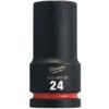 3/4"SQ DRIVE; SHOCKWAVE IMPACT SOCKET 24mm DEEP-II thumbnail-0