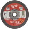 Grinding Disc, 30-Medium/Coarse, 180 x 6 x 22.23 mm, Type 27, Aluminium Oxide thumbnail-0