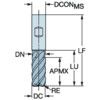 2F341-1600-300-SD1710 SOLID CARBIDE END MILL thumbnail-0