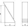 SU25-3S, Step Block, Carbon Steel, Black Oxide thumbnail-1