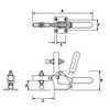 H350/2B HORIZONTAL TOGGLE CLAMP thumbnail-1