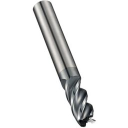 Series S262 Carbide 4 Flute Short Series Corner Radius End Mill - AlCrN Coated - Metric   thumbnail-0