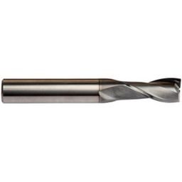 Series S822 Carbide 2 Flute Standard Length Slot Drill - Alcrona Coated - Metric  thumbnail-2