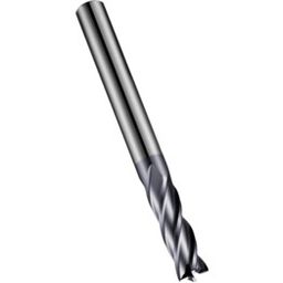 Series S944 Carbide 4 Flute Flatted Shank End Mill - TiALN Coated - Metric  thumbnail-0