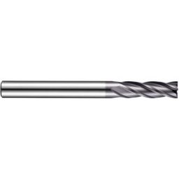 Series S944 Carbide 4 Flute Flatted Shank End Mill - TiALN Coated - Metric  thumbnail-3