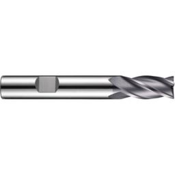 Series S944 Carbide 4 Flute Flatted Shank End Mill - TiALN Coated - Metric  thumbnail-4