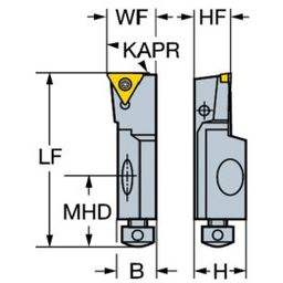 STFCL/R CoroTurnⓇ 107 Cartridge For Turning thumbnail-0