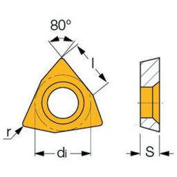 WNMG Turning Inserts Grade IC9150 thumbnail-1