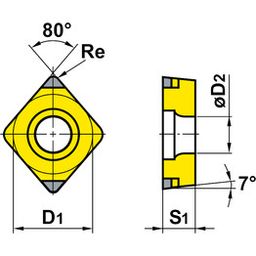 CCMT Turning Inserts Grade 2035 thumbnail-0