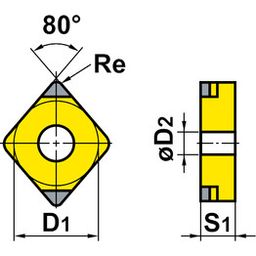 CNMM Turning Inserts, Grade 4325 thumbnail-0