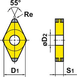 DNMG Turning Inserts Grade 3005 thumbnail-0