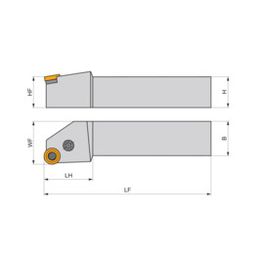 Turning Toolholder ISO P, PSNB 4040 thumbnail-0