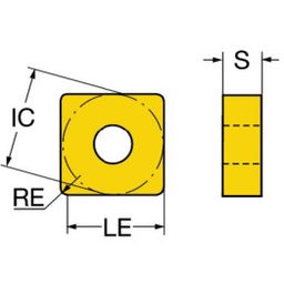 SCMT Turning Inserts Grade H13A thumbnail-0