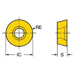 R300 CoroMillⓇ 300 Milling Inserts Grade 3330 thumbnail-0