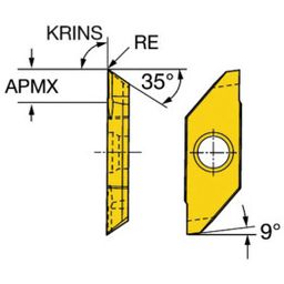 MAFR CoroCutⓇ XS Turning Inserts Grade 1025 thumbnail-0