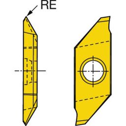 MATL 3-MM01F CoroCutⓇ XS Thread Turning Inserts Grade 1105 thumbnail-0