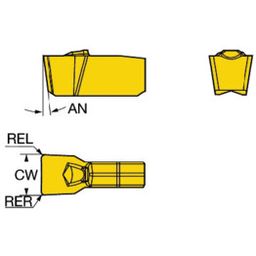 N151.3 T-MaxⓇ Q-Cut Grooving Insert Grade 1145 thumbnail-0