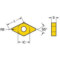 DNGA Turning Inserts Grade 6050 thumbnail-0