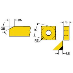 SNGA T-MaxⓇ P Turning Inserts Grade 7025 thumbnail-0