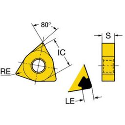 WNGA T-MaxⓇ P Turning Inserts Grade 7025 thumbnail-0